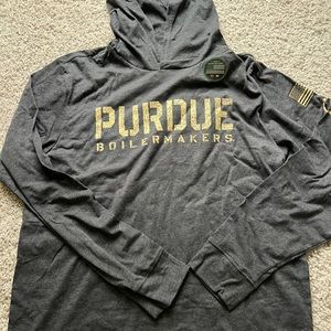 Purdue men’s hooded pullover